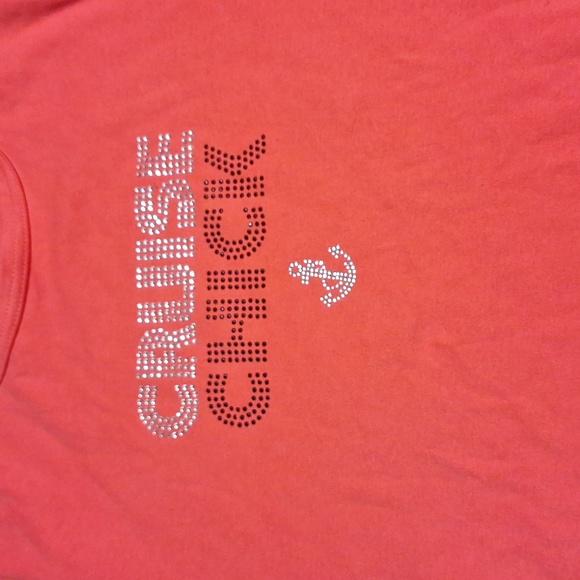 Cruise check pink tee - Picture 2 of 4